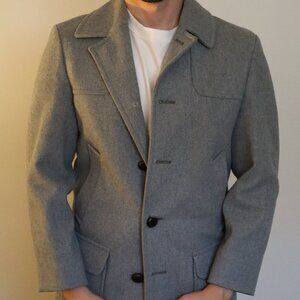 Pendleton Grey Wool Pea Coat
